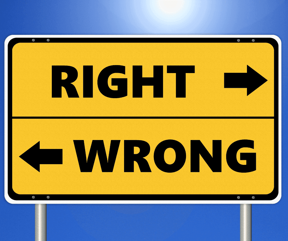 right or worng
